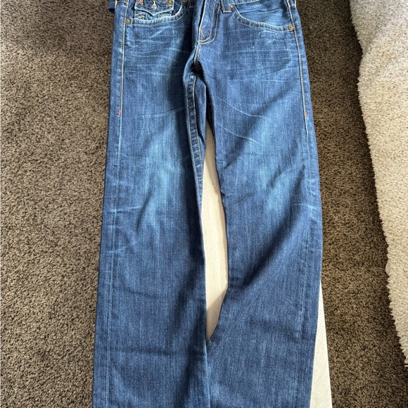 True Religion Men's Indigo Bootcut Jeans - Picture 3 of 8